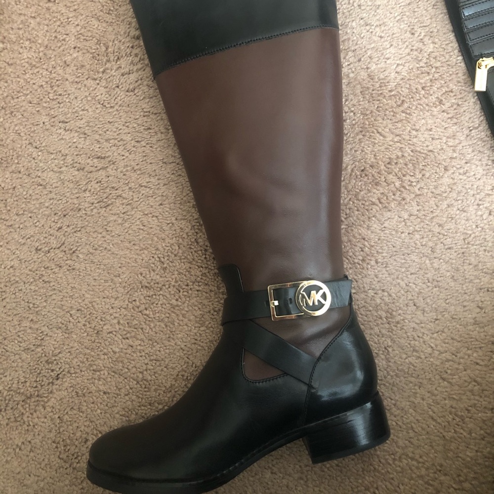 Michael Kors |Two Toned| Black and Brown| Boots